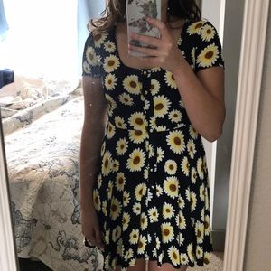 Daisy and black dress